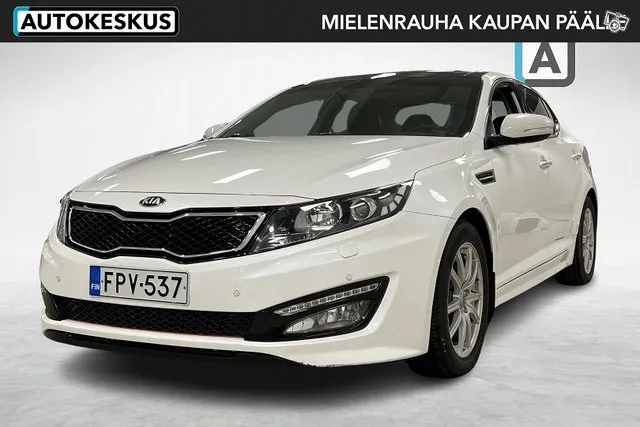 KIA Optima 2,0 EX A/T *Nahkaverhoilu / Tuuletetut Sähköpenkit / Kattoluukku / Navigointi / Cruise* - Autohuumakorko 1,99%+kulut - Image 1