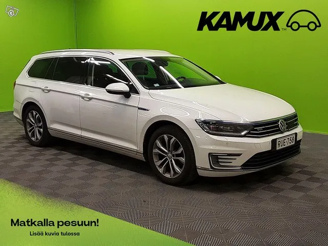 Volkswagen Passat Variant GTE Plug-In Hybrid 160 kW DSG-automaatti / Jakopää tehty / Webasto / Vetokoukku / Image 1